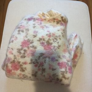 Sezane floral sweater